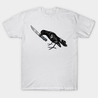 Crow with Knife T-Shirt